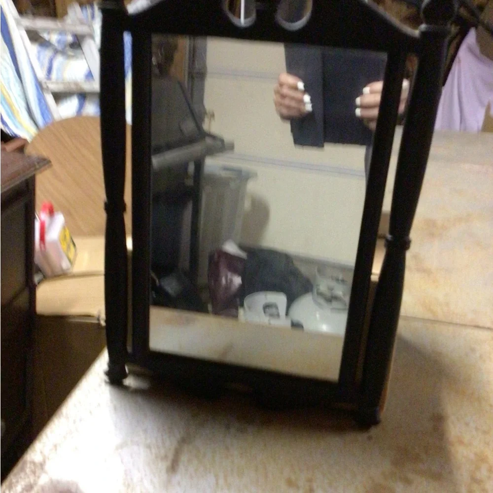 Vintage metal mirror
